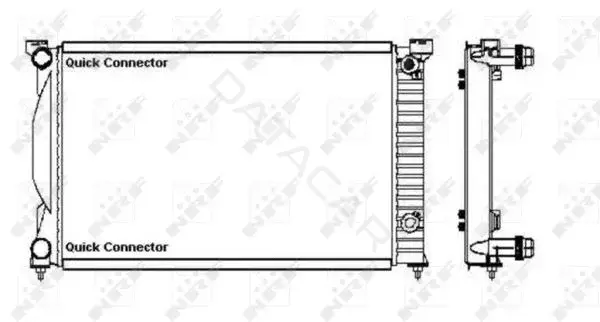 Радиатор охлаждения NRF 50543A
