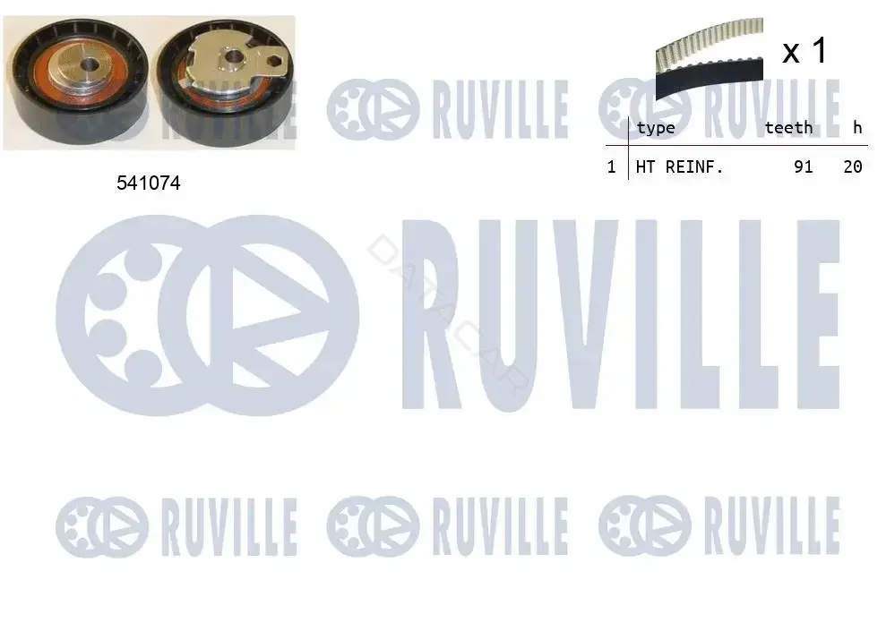 Натяжной ролик ГРМ RUVILLE 550001