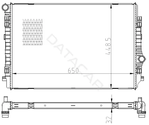 Радиатор охлаждения NRF 550081