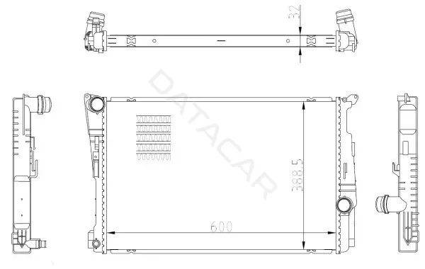 Радиатор охлаждения NRF 59228