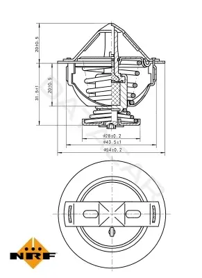 Термостат NRF 725060