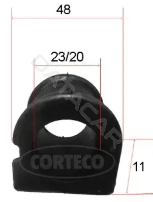 Втулки стабилизатора CORTECO 49371588