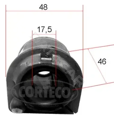 Втулки стабилизатора CORTECO 49371888