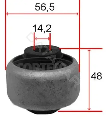 Сайлентблок рычага CORTECO 80001541
