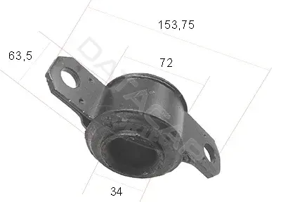 Сайлентблок рычага CORTECO 80001549