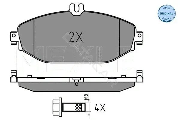 Тормозные колодки MEYLE 0252207619