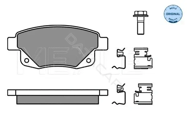 Тормозные колодки MEYLE 0252448617/W