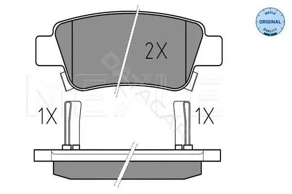 Тормозные колодки MEYLE 0252463516/W