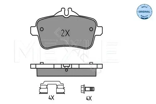Тормозные колодки MEYLE 0252521618