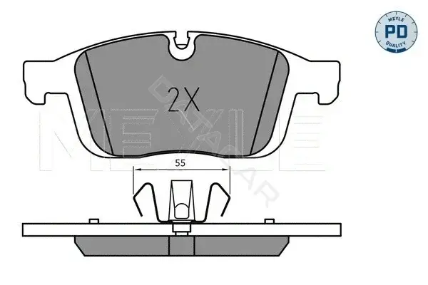Тормозные колодки MEYLE 0252238619/PD