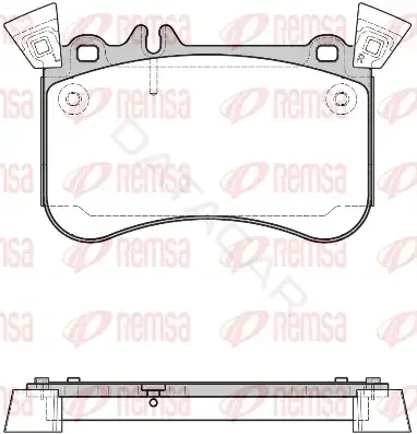 Тормозные колодки REMSA 1465.10