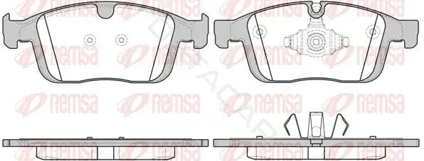 Тормозные колодки REMSA 1689.00