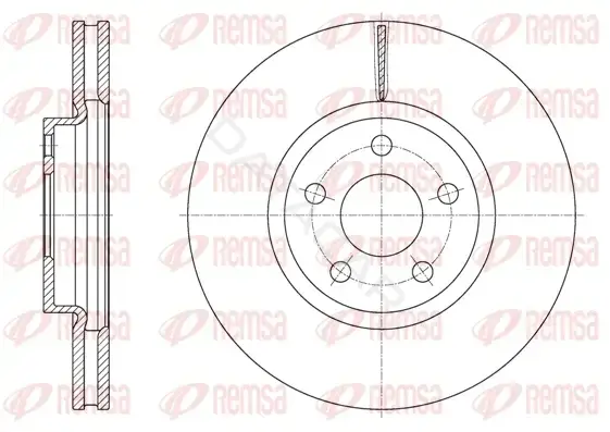 Тормозные диски REMSA 61603.10