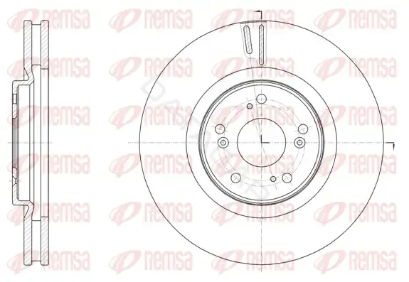 Тормозные диски REMSA 61607.10