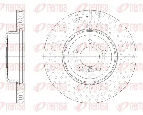 Тормозные диски REMSA 61651.10