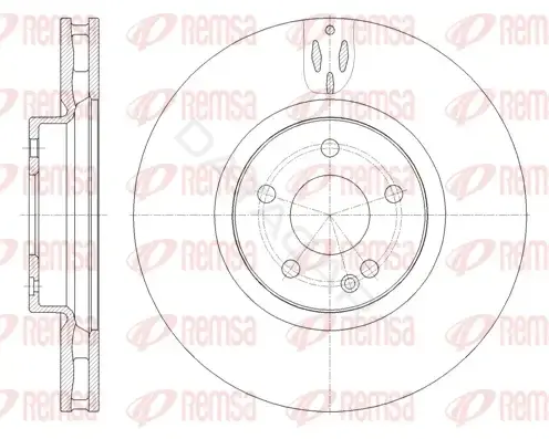 Тормозные диски REMSA 61657.10