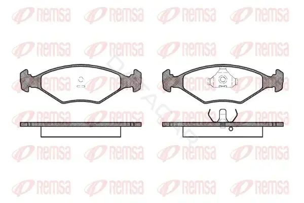 Тормозные колодки REMSA 0281.00