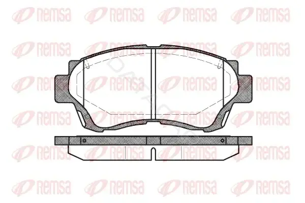 Тормозные колодки REMSA 0370.00
