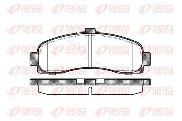 Тормозные колодки REMSA 0431.10