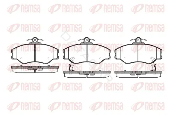 Тормозные колодки REMSA 0494.02