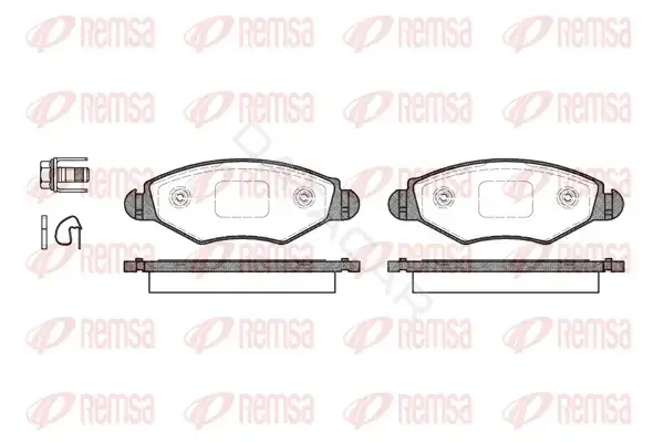 Тормозные колодки REMSA 0643.20