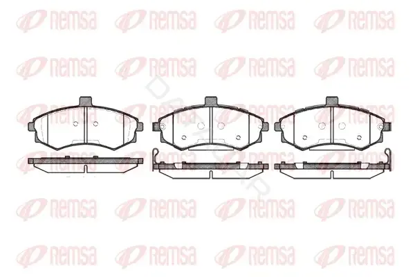 Тормозные колодки REMSA 0893.02