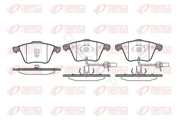 Тормозные колодки REMSA 0964.02