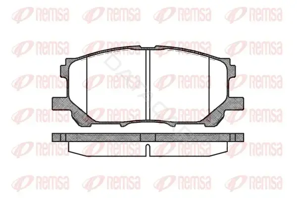 Тормозные колодки REMSA 1039.00
