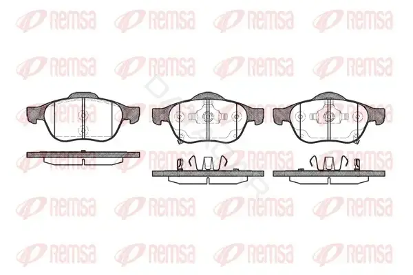 Тормозные колодки REMSA 1054.02