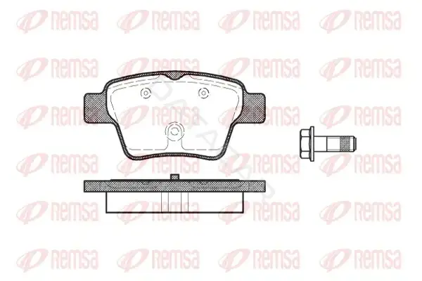 Тормозные колодки REMSA 1138.00