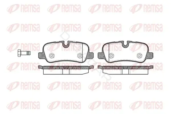 Тормозные колодки REMSA 1159.00