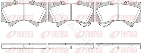 Тормозные колодки REMSA 1271.02