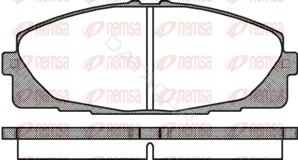 Тормозные колодки REMSA 1325.00