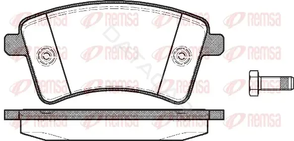 Тормозные колодки REMSA 1351.00
