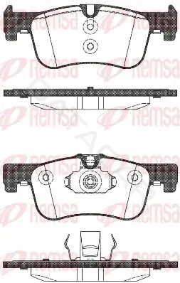 Тормозные колодки REMSA 1478.10