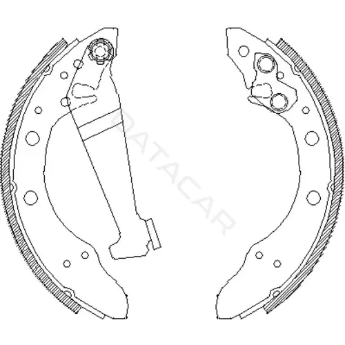 Барабанные колодки REMSA 4046.01