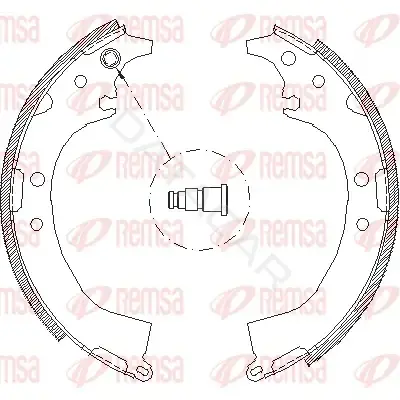Барабанные колодки REMSA 4085.00