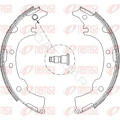 Барабанные колодки REMSA 4115.00