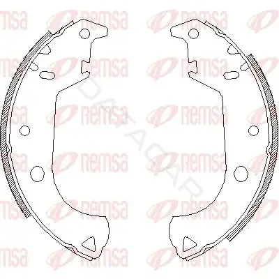 Тормозные колодки REMSA 4125.00
