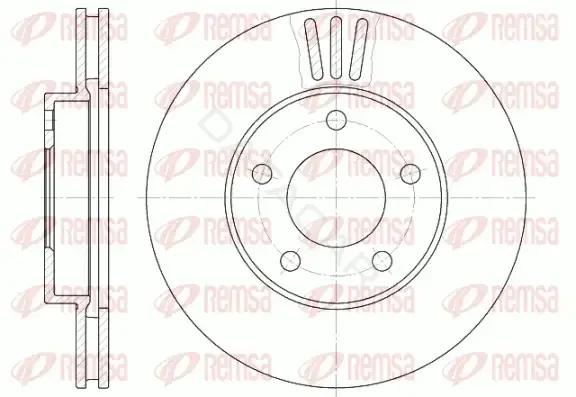 Тормозные диски REMSA 61020.10