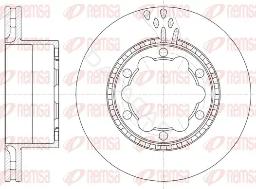 Тормозные диски REMSA 61036.10