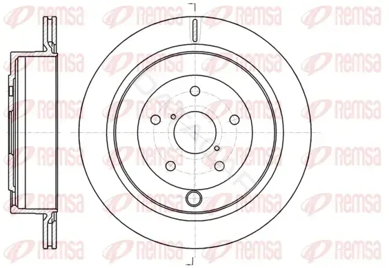 Тормозные диски REMSA 61042.10