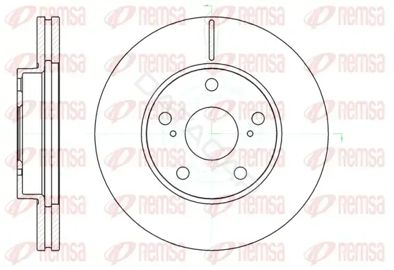 Тормозные диски REMSA 61043.10