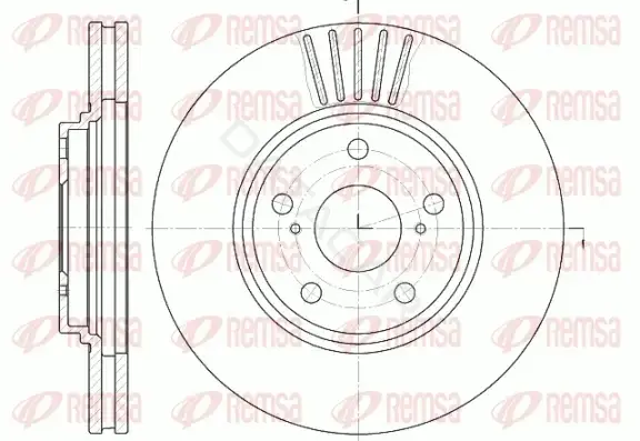 Тормозные диски REMSA 61228.10