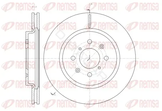 Тормозные диски REMSA 61482.10
