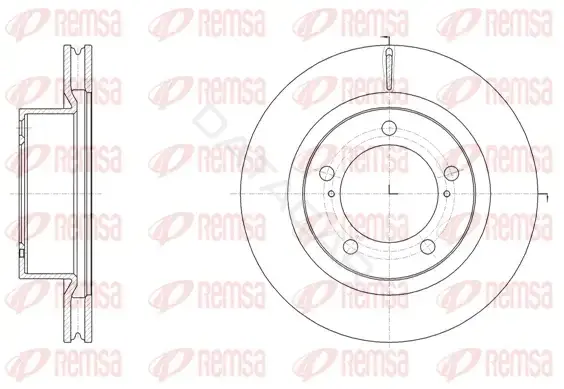 Тормозные диски REMSA 61517.10