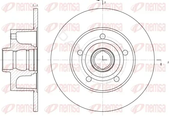 Тормозные диски REMSA 6431.00