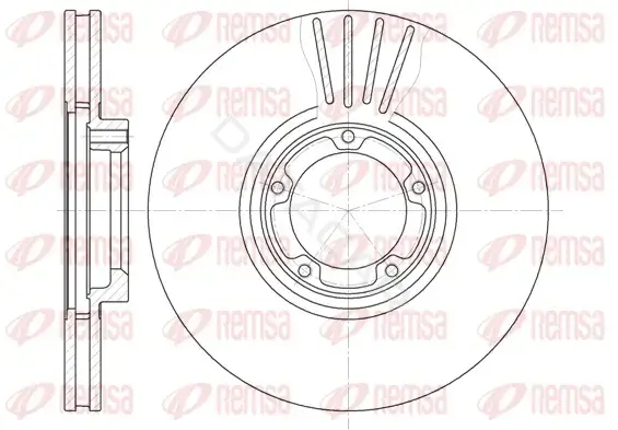 Тормозные диски REMSA 6518.10