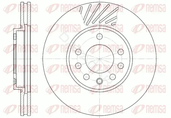 Тормозные диски REMSA 6584.10