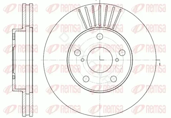 Тормозные диски REMSA 6640.10